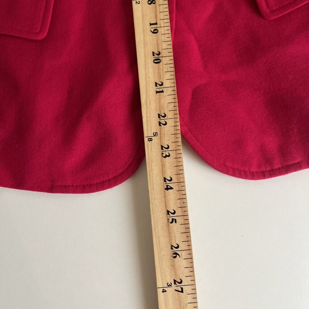 NEW Talbots Marzotto Blazer Size 8 Pink Black Velvet Lapel Pockets 99% Wool - Picture 11 of 14